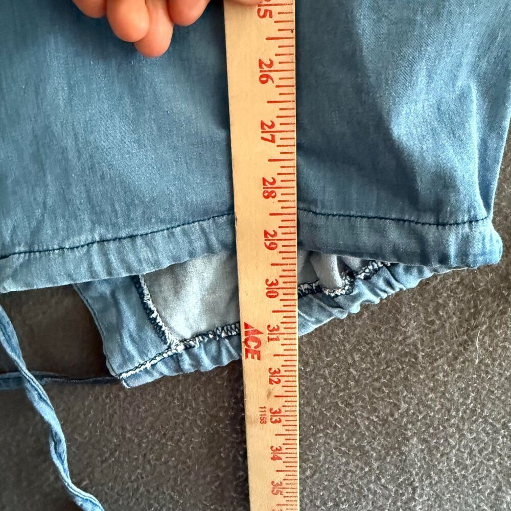 NWT My Still Life Hooded Denim Full Zip Jacket Women's Large Light Wash Blue - Picture 6 of 10